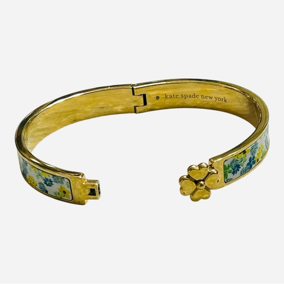 Kate Spade Heritage Spade Flower Hinged Bangle - Picture 5 of 7